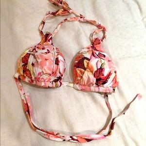 La Blanca - Island Goddess Halter Triangle Bikini Top - size 6